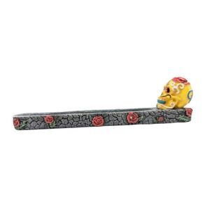 NWT Skull and Roses Incense Holder